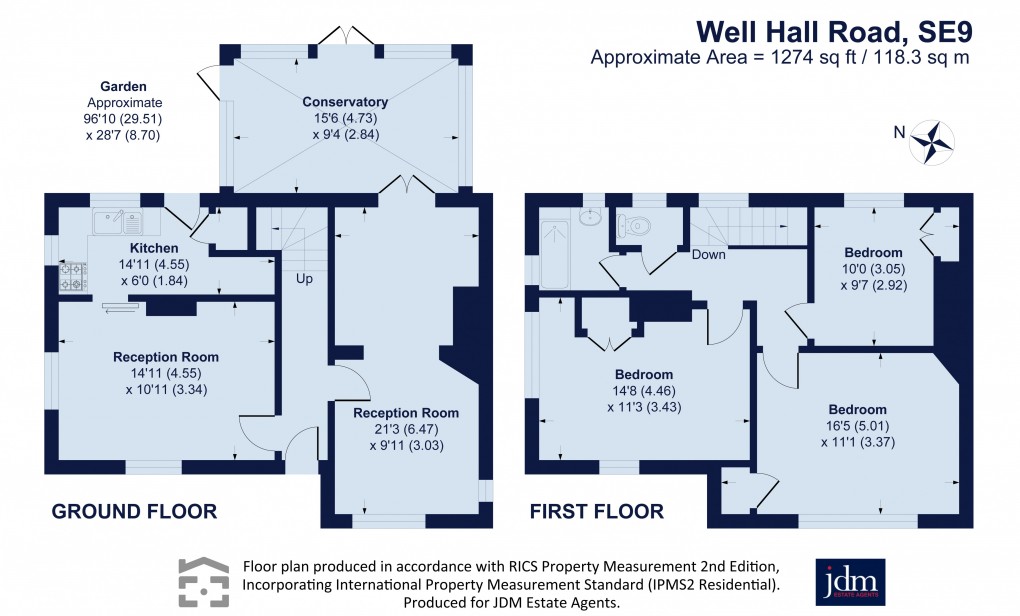 Floorplan for Well Hall Road, Eltham, London
