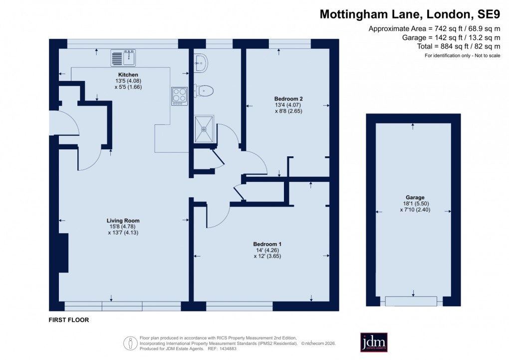 Floorplan for Mottingham Lane, London