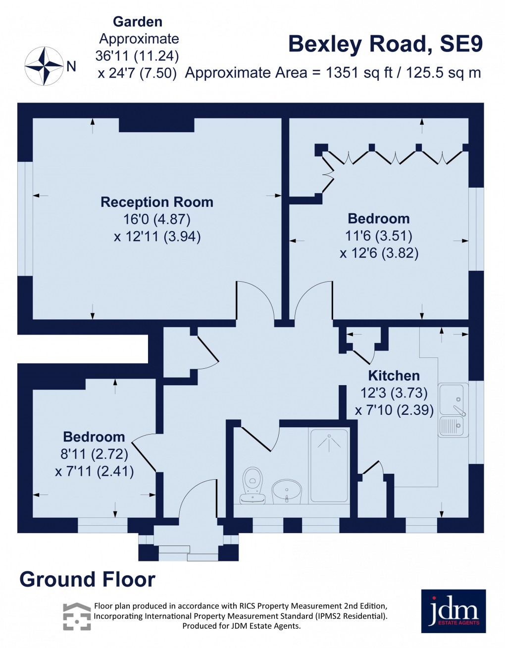 Floorplan for Bexley Road, Eltham, London