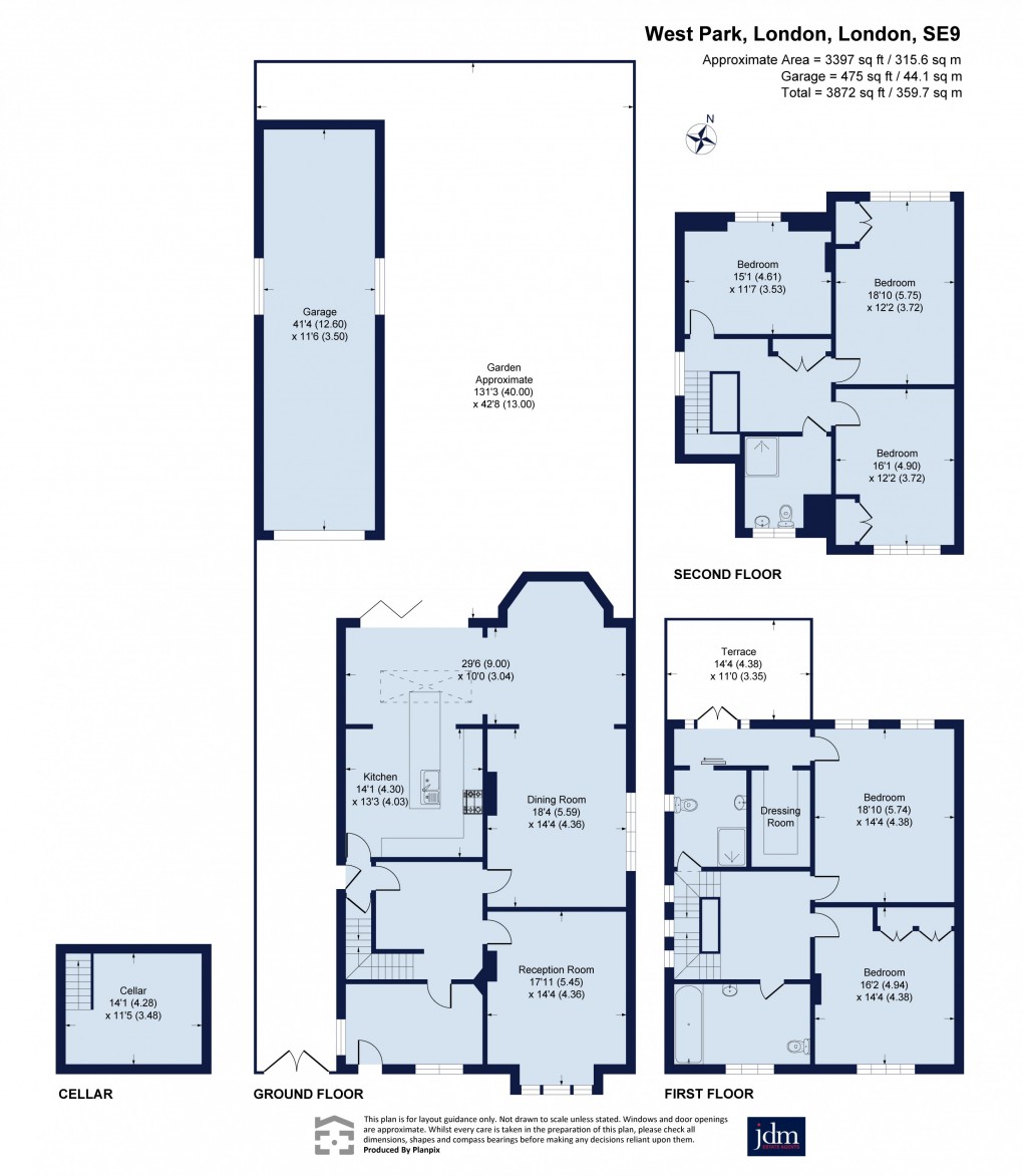 Floorplan for West Park, Mottingham, London