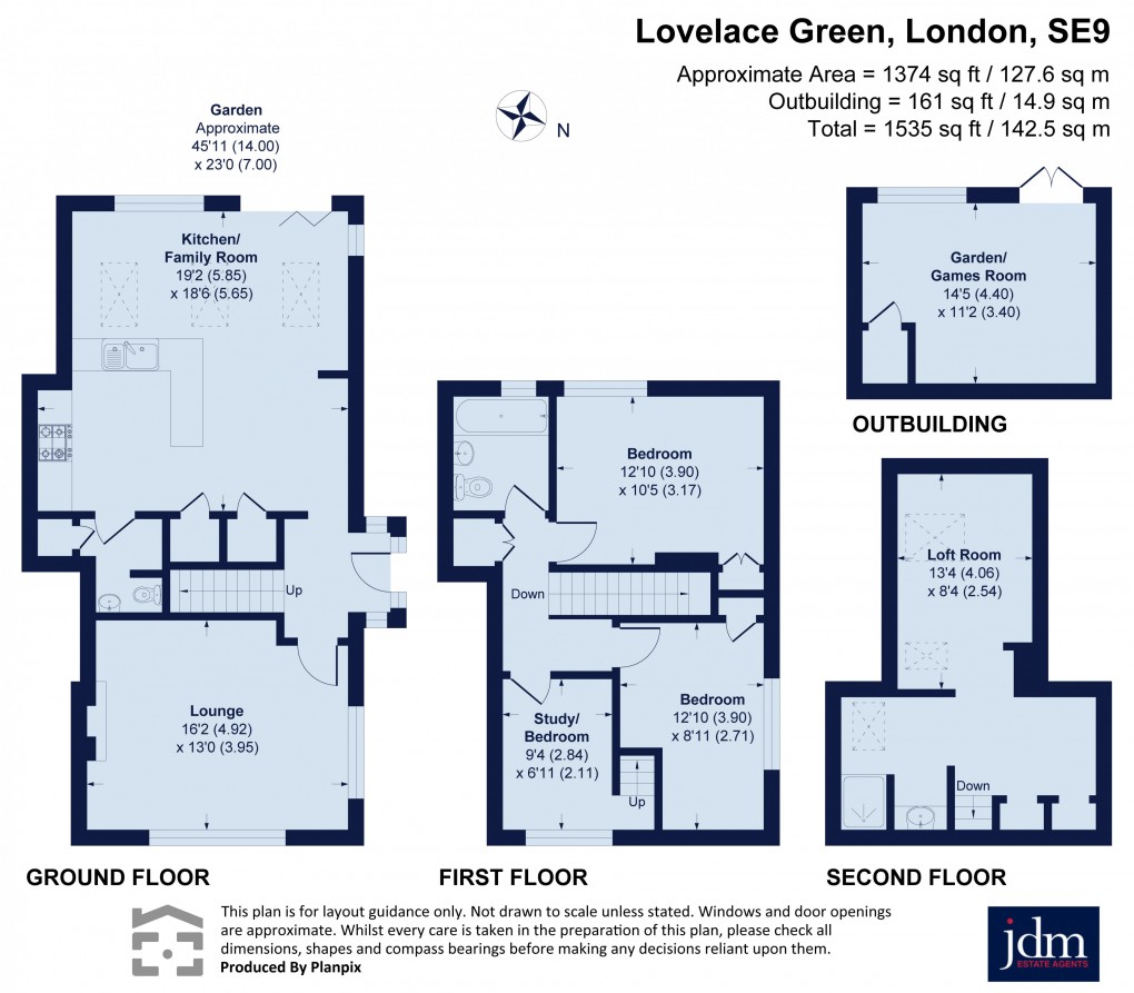 Floorplan for Lovelace Green, Eltham, London