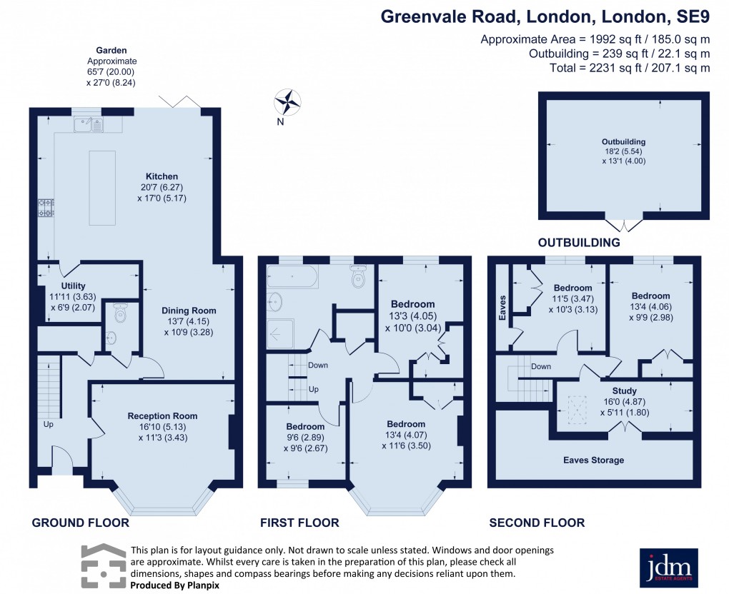 Floorplan for Greenvale Road, Eltham, London
