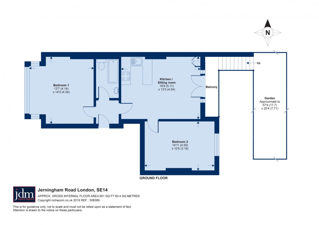 Floorplan for New Cross, London