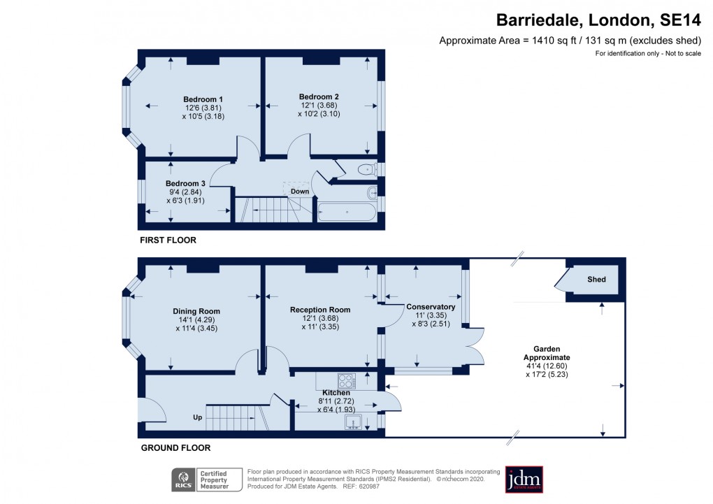 Floorplan for New Cross, London