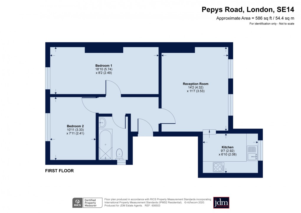 Floorplan for New Cross, London