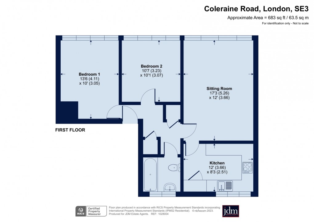 Floorplan for Blackheath, London