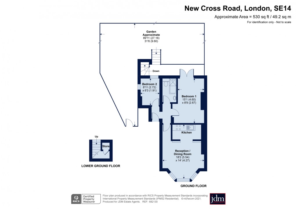 Floorplan for New Cross, London