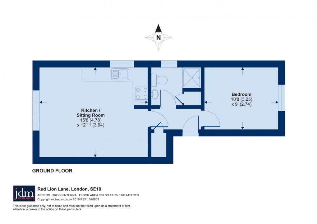 Floorplan for Shooters Hill, London