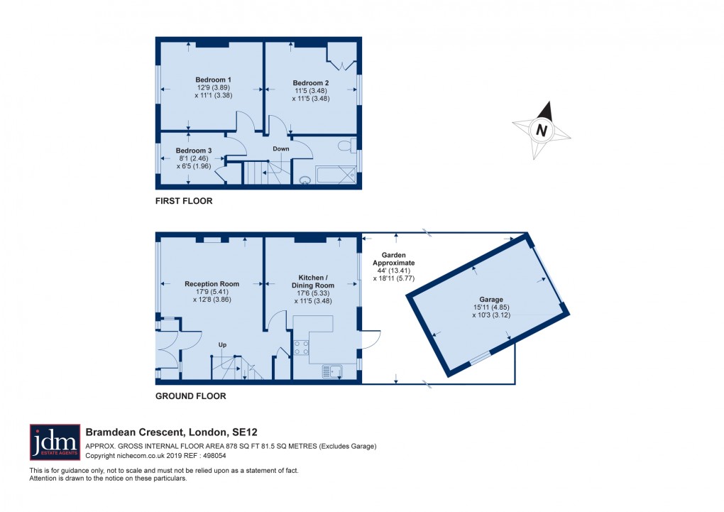Floorplan for Lee, London