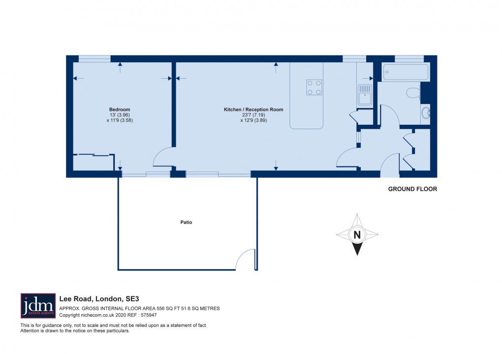 Floorplan for Blackheath, London