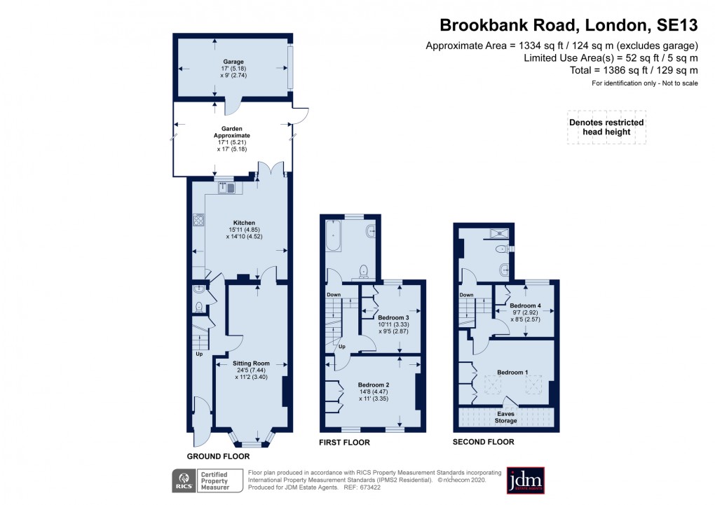 Floorplan for Brookbank Road, Lewisham, London