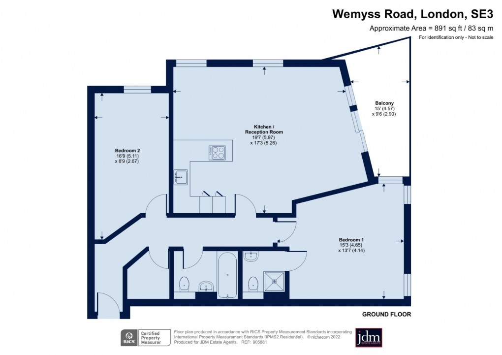 Floorplan for Blackheath, London
