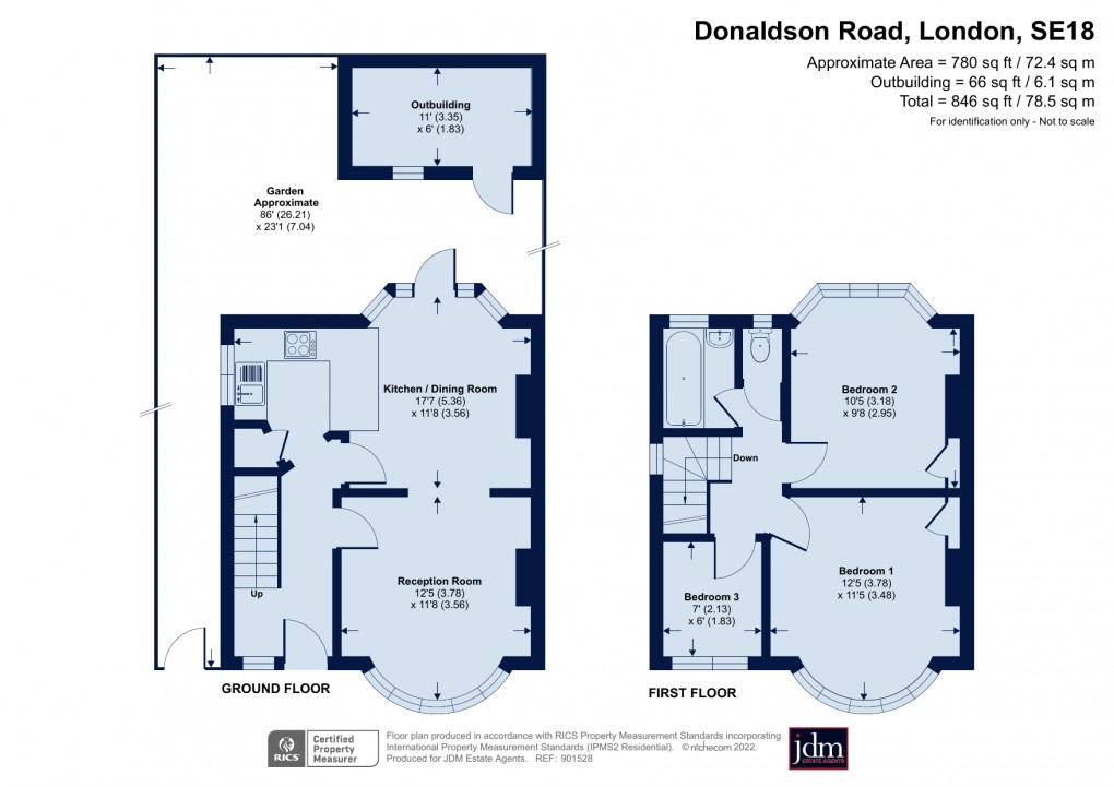Floorplan for Shooters Hill, London