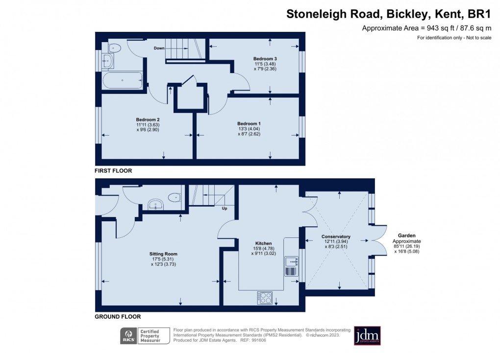 Floorplan for Bickley, Kent