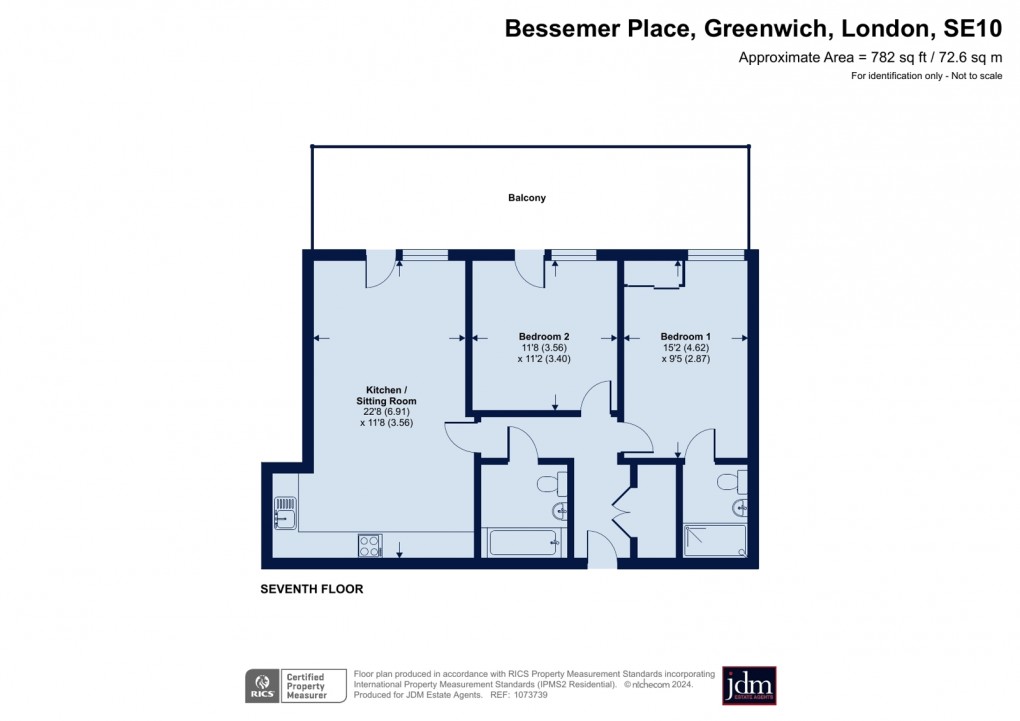 Floorplan for Greenwich, London