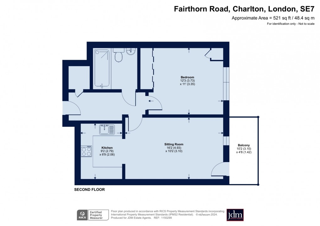 Floorplan for Charlton, London