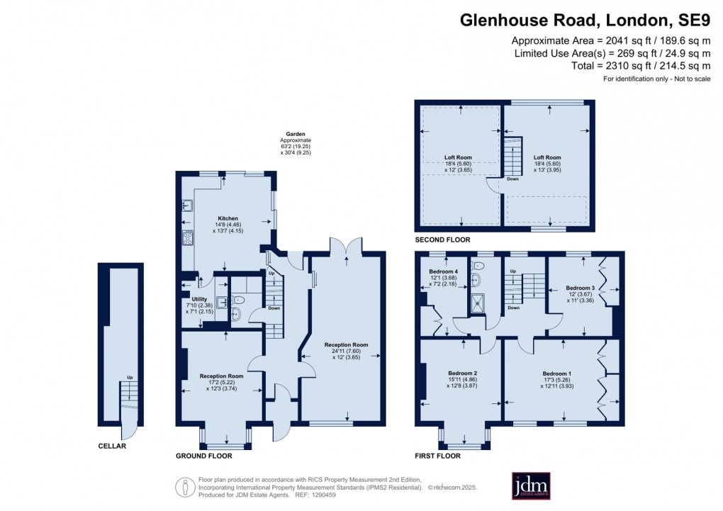 Floorplan for Eltham, London