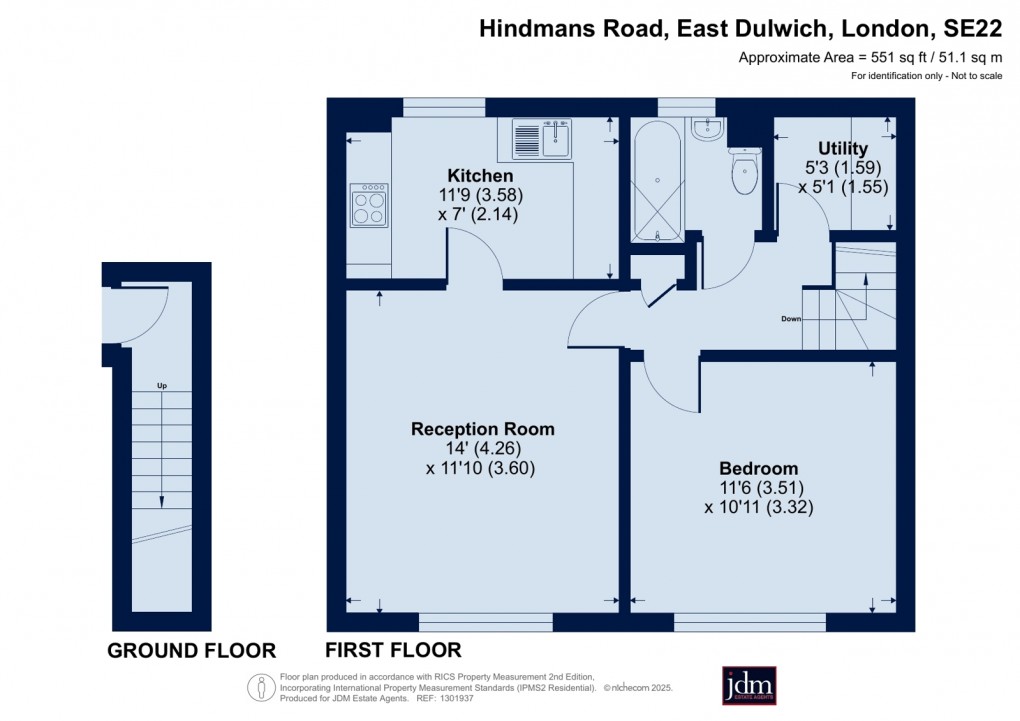 Floorplan for East Dulwich, London