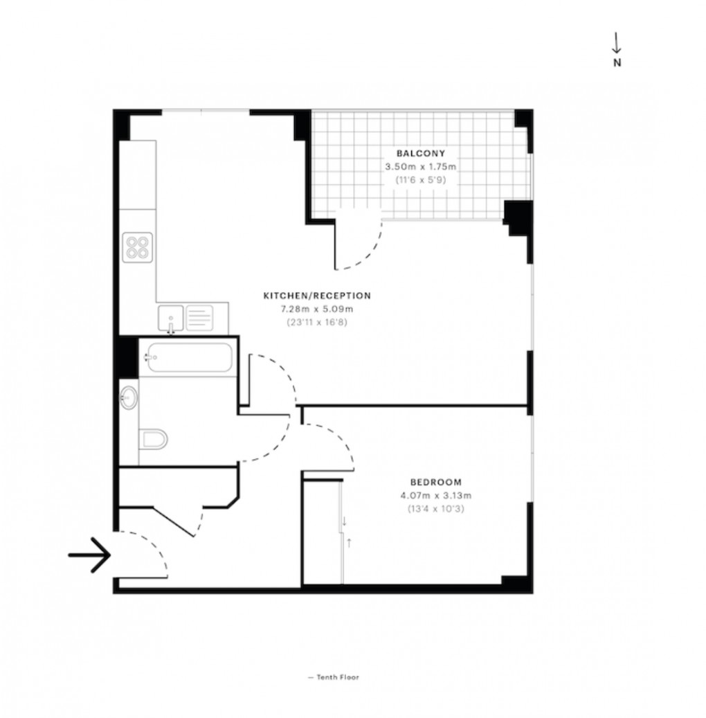 Floorplan for Greenwich, London