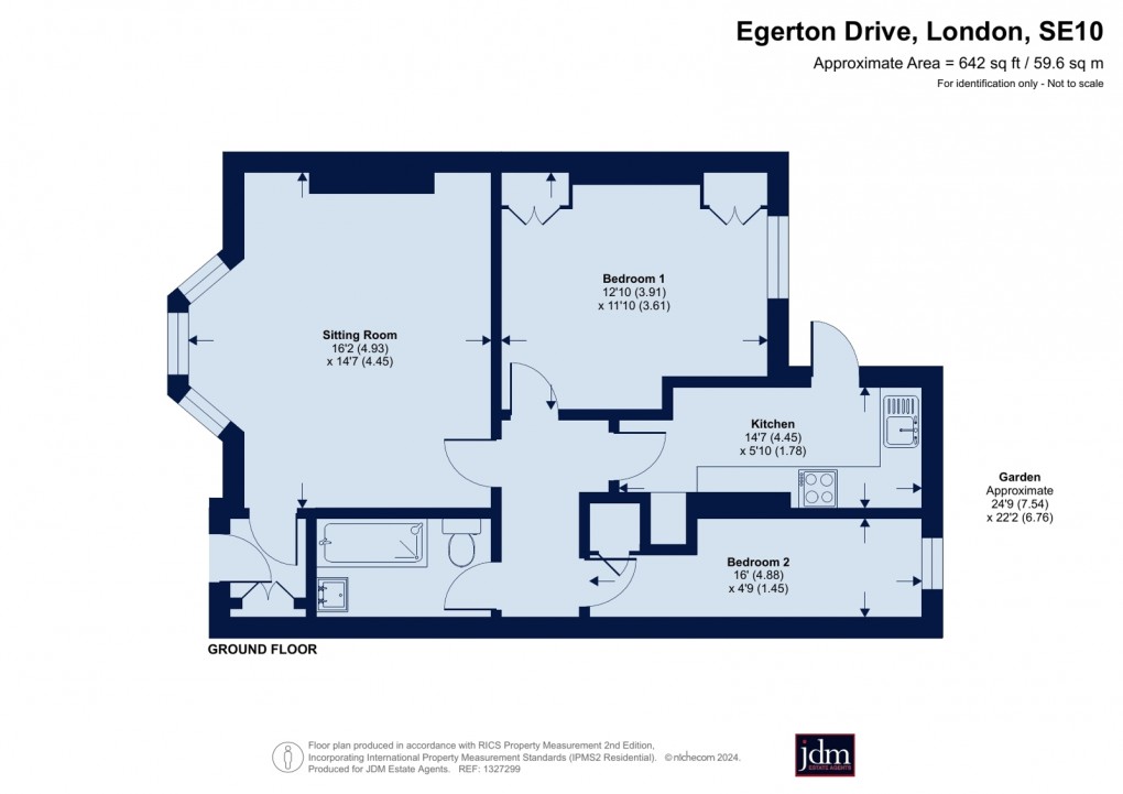 Floorplan for Greenwich, London