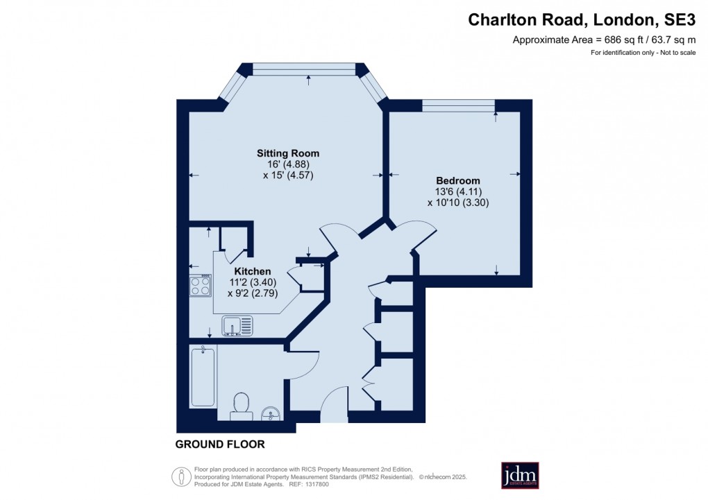 Floorplan for Blackheath, London