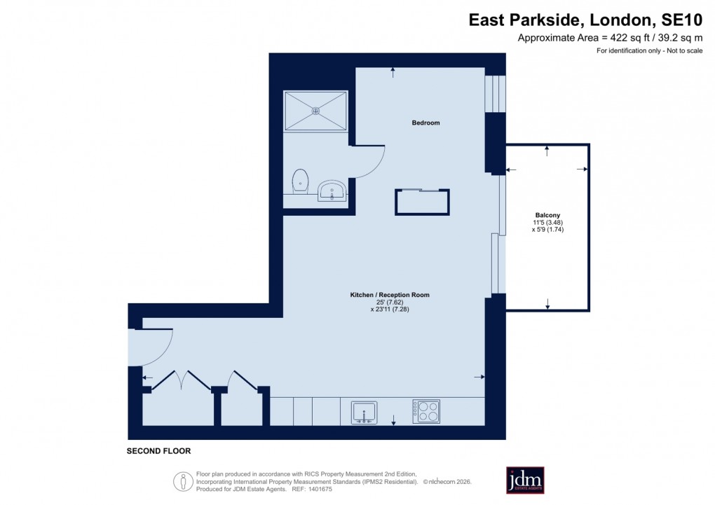 Floorplan for Greenwich, London