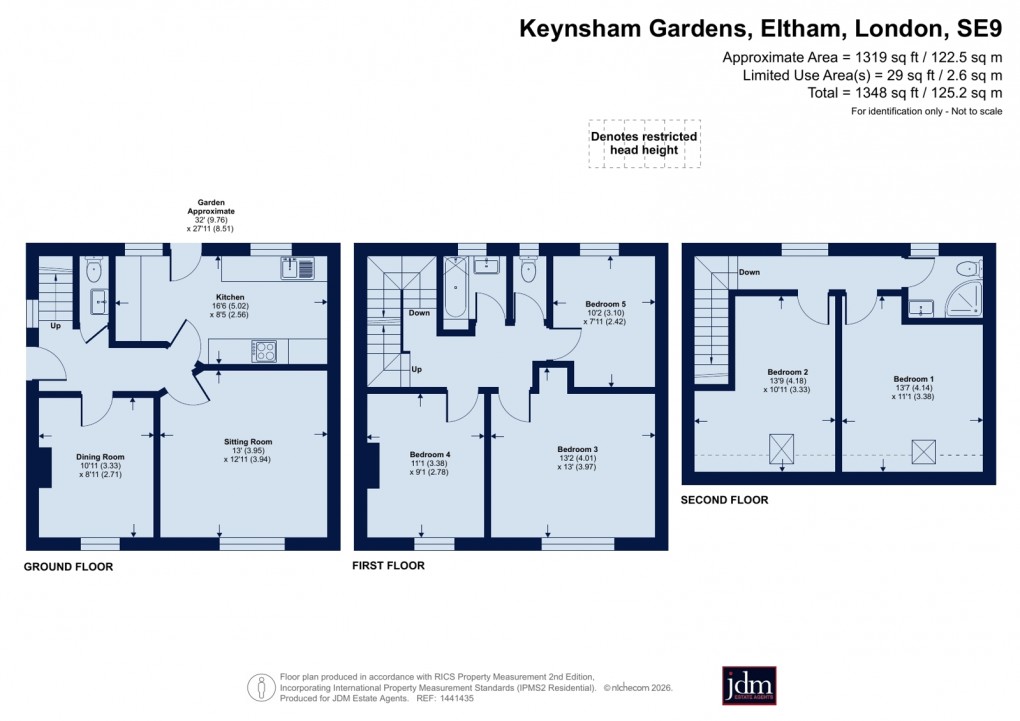 Floorplan for Eltham, London