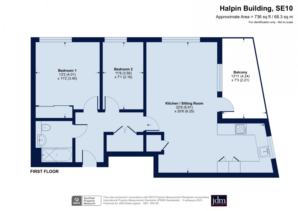 Floorplan for Rennie Street London, 5 Rennie Street London, Greenwich, London