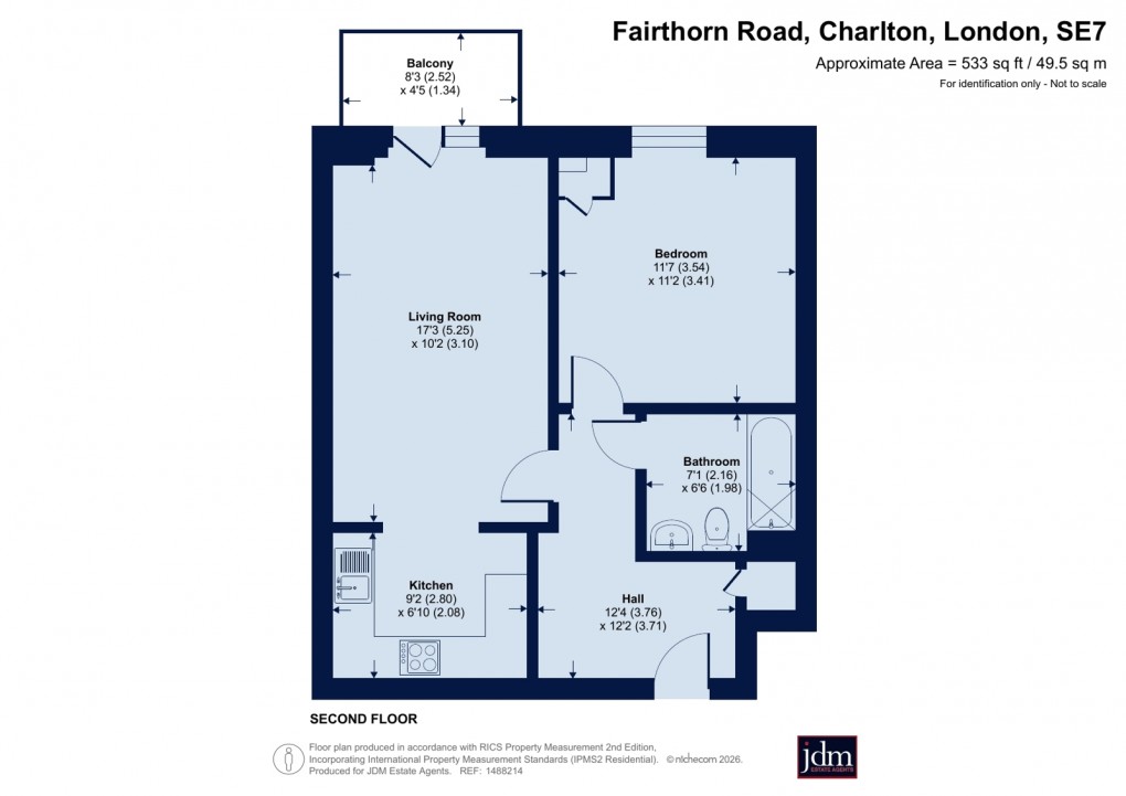 Floorplan for Charlton, London