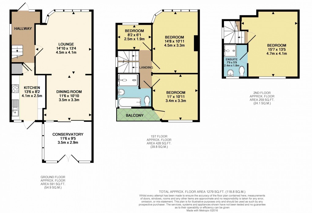 Floorplan for Beaumont Road, Petts Wood, Kent