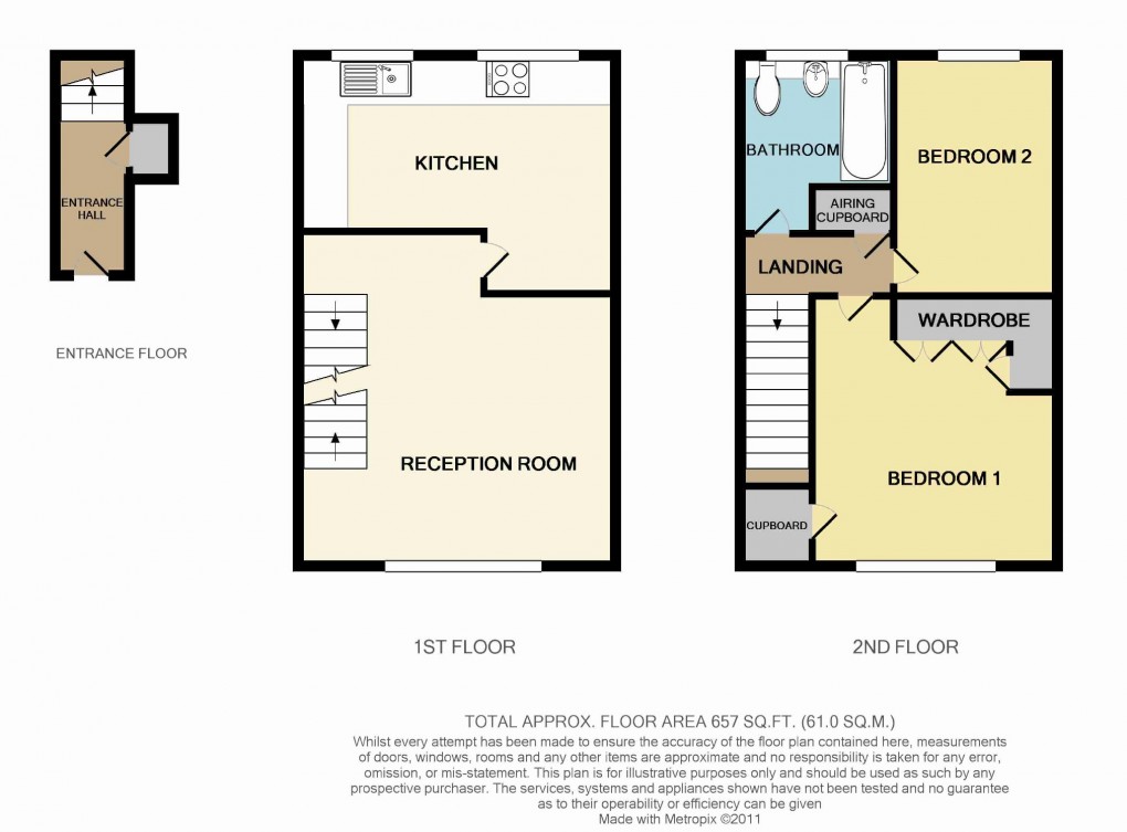 Floorplan for Clareville Road, Orpington, Kent