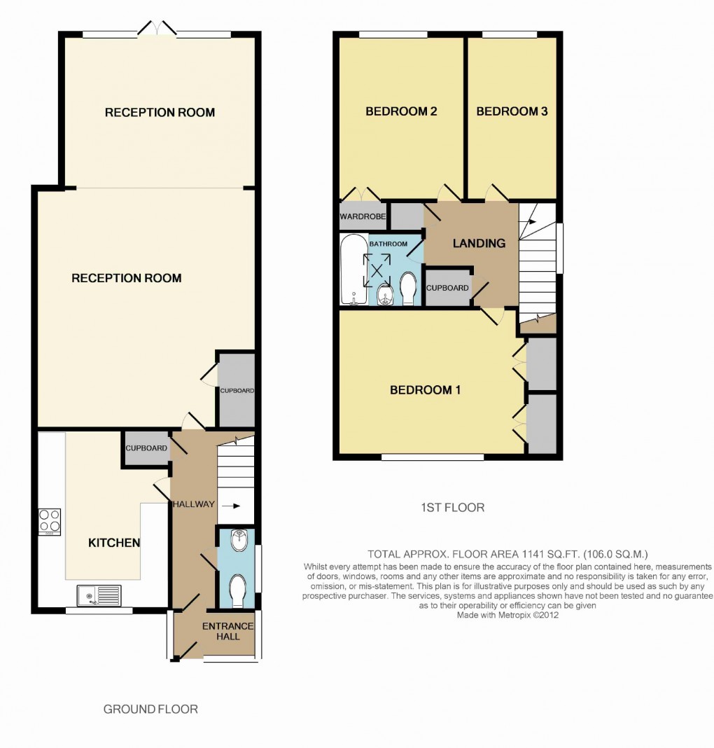Floorplan for Walden Road, Chislehurst, Kent