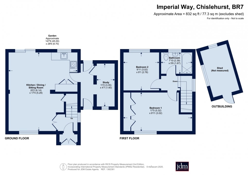 Floorplan for Imperial Way, Chislehurst, Kent