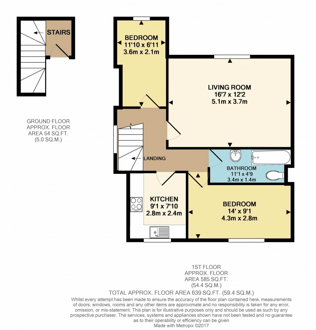 Floorplan for Prince Imperial Road, Chislehurst, Kent