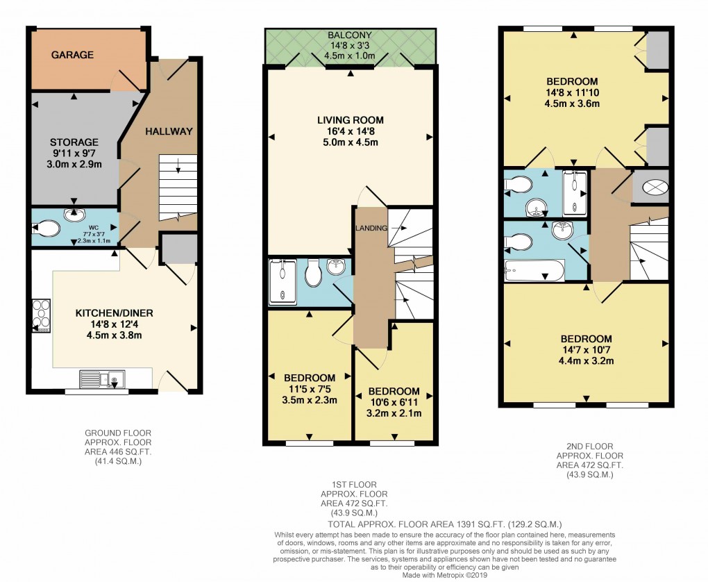 Floorplan for Annesley Place, Bromley, Kent