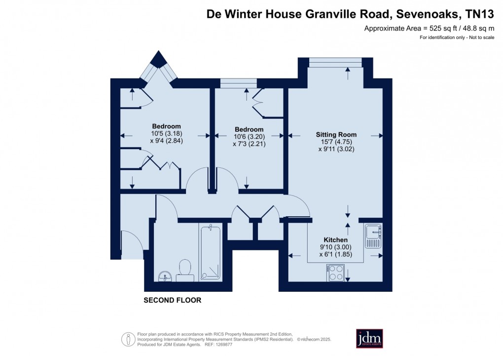 Floorplan for Granville Road, Sevenoaks, Kent