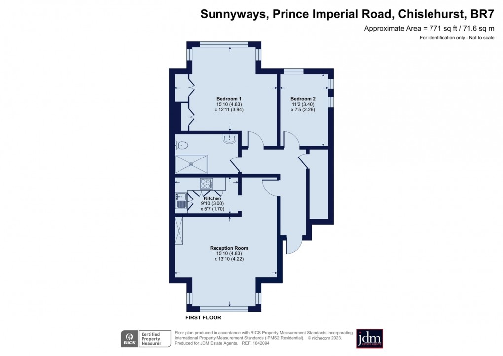 Floorplan for Prince Imperial Road, Chislehurst, Kent