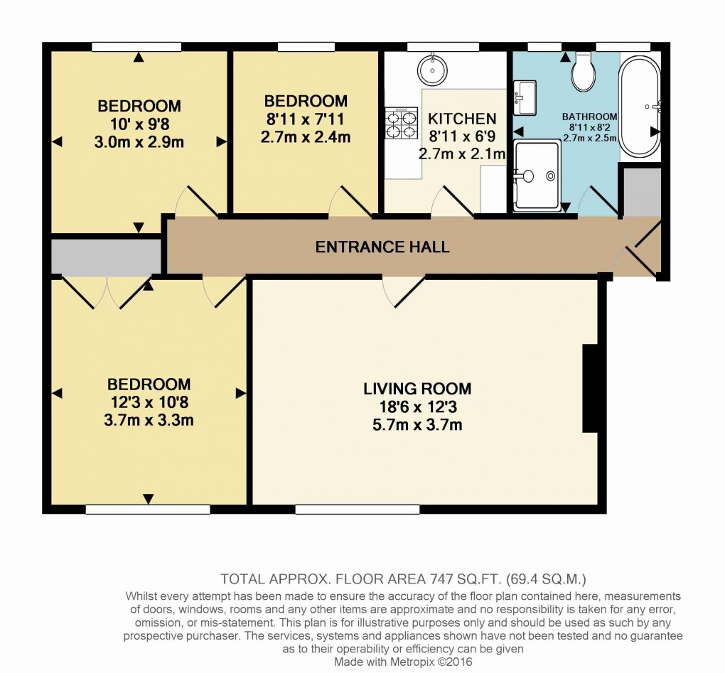 Floorplan for Tweedy Road, Bromley