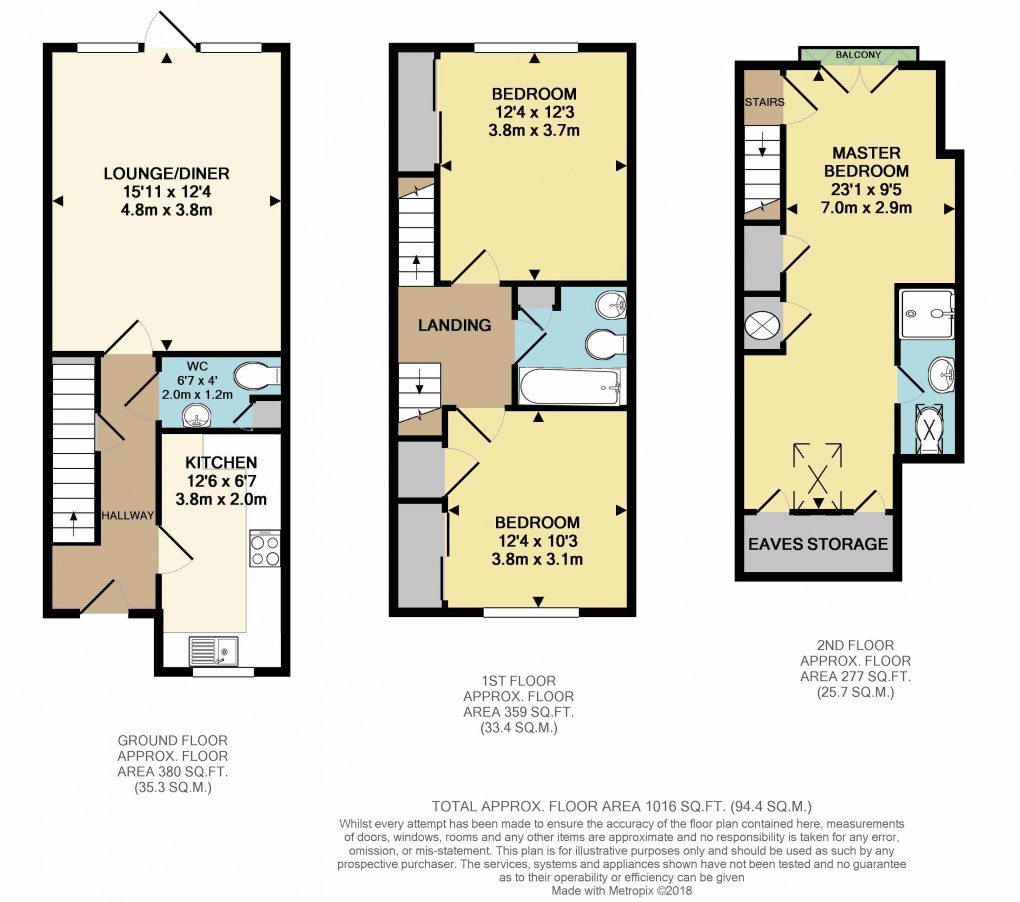 Floorplan for Armstrong Close, Bromley