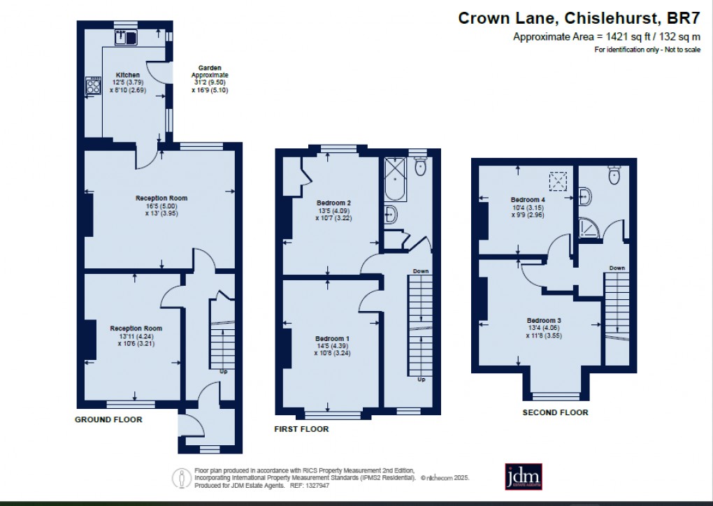 Floorplan for Crown Lane, Chislehurst