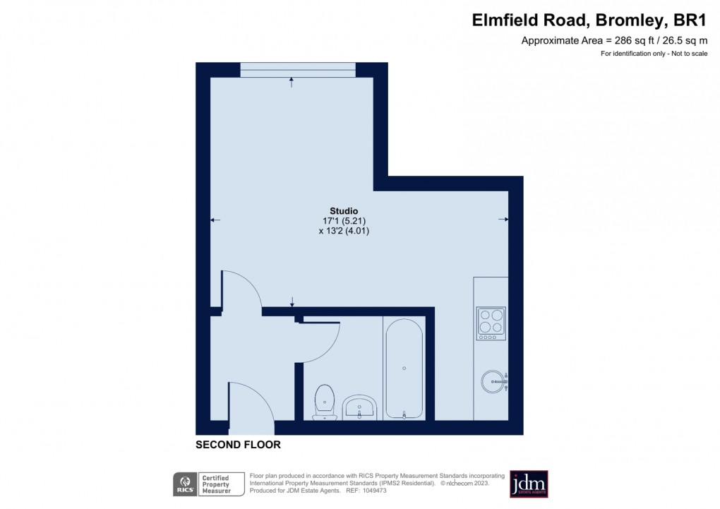 Floorplan for Elmfield Road, Bromley