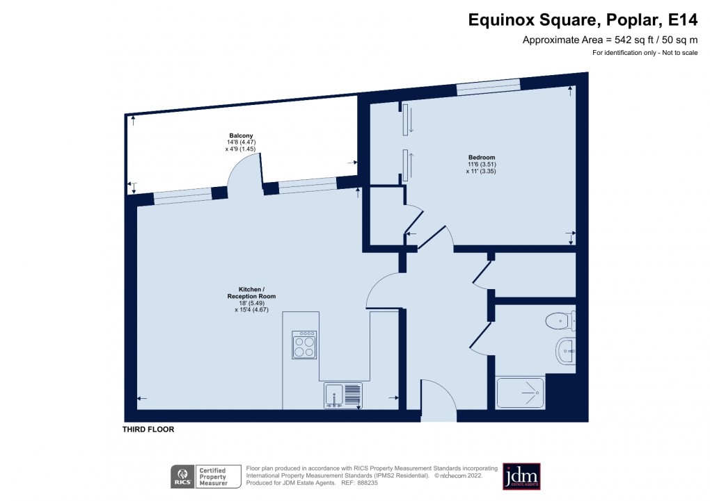 Floorplan for Poplar, London