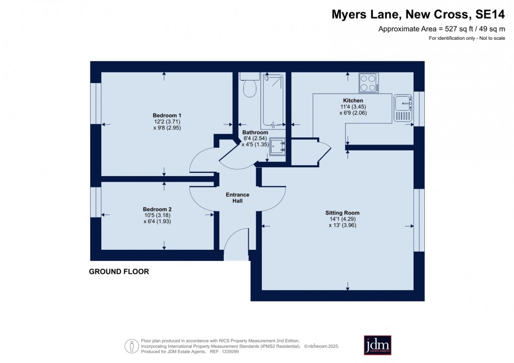 Floorplan for Myers Lane, 11 Myers Lane, New Cross, London