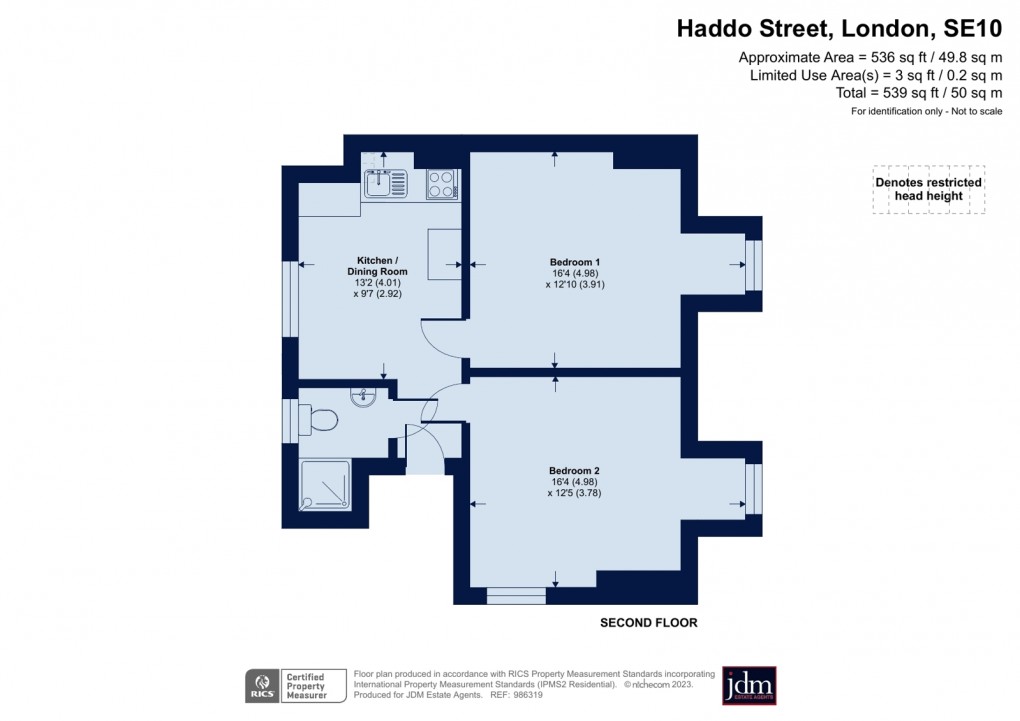 Floorplan for Greenwich, London