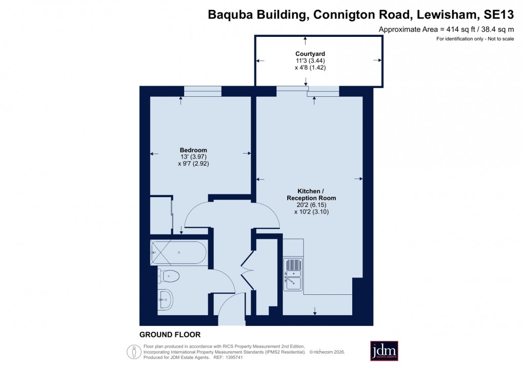 Floorplan for Connigton Road, Lewisham