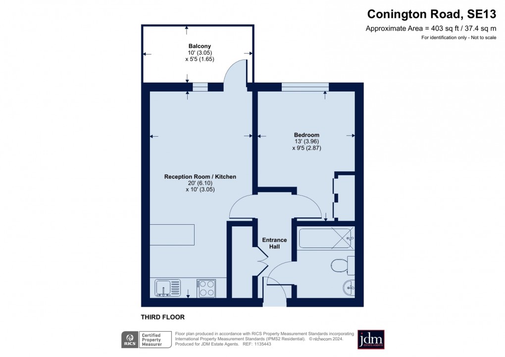 Floorplan for Lewisham, London
