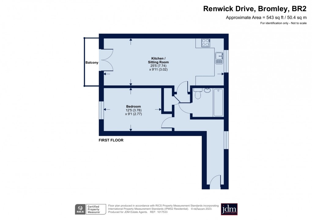 Floorplan for Trinity Village, Bromley