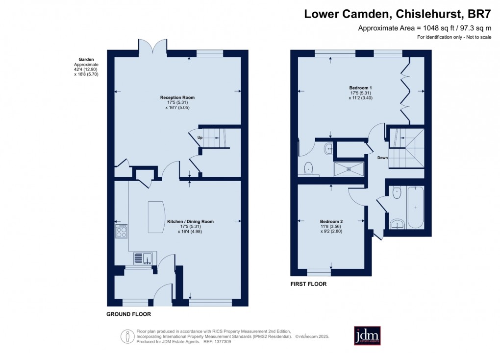 Floorplan for Lower Camden, Chislehurst, Kent