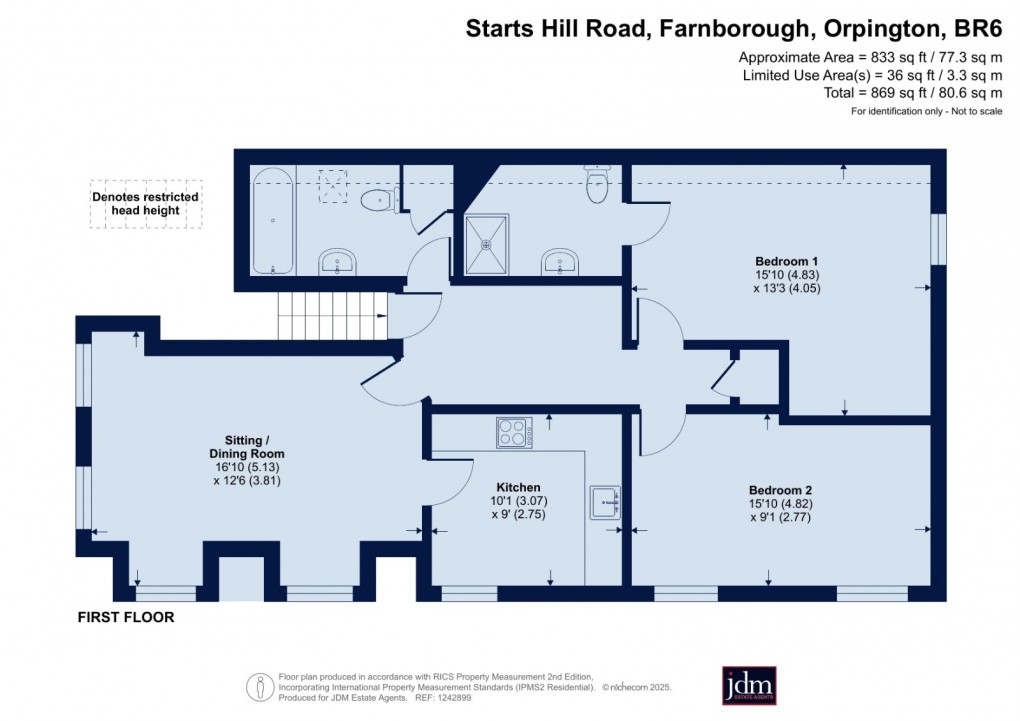 Floorplan for Farnborough, Orpington