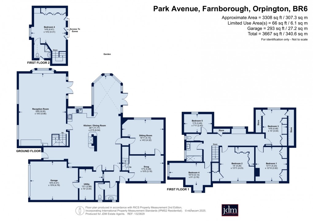 Floorplan for Farnborough Park, Orpington